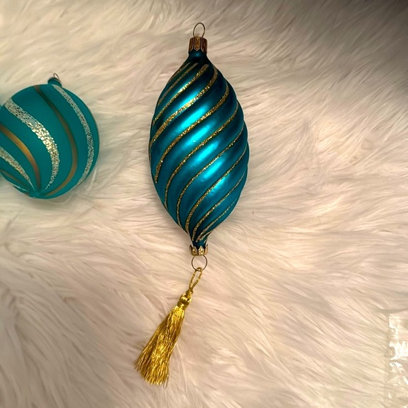 Vintage Glass ornaments (3) - Picture 4 of 6